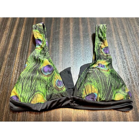 Peacock Print Bikini size S - Picture 3 of 9